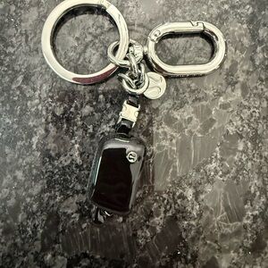 Like new Lululemon Fanny pack Black Key Fob with Silver Accents